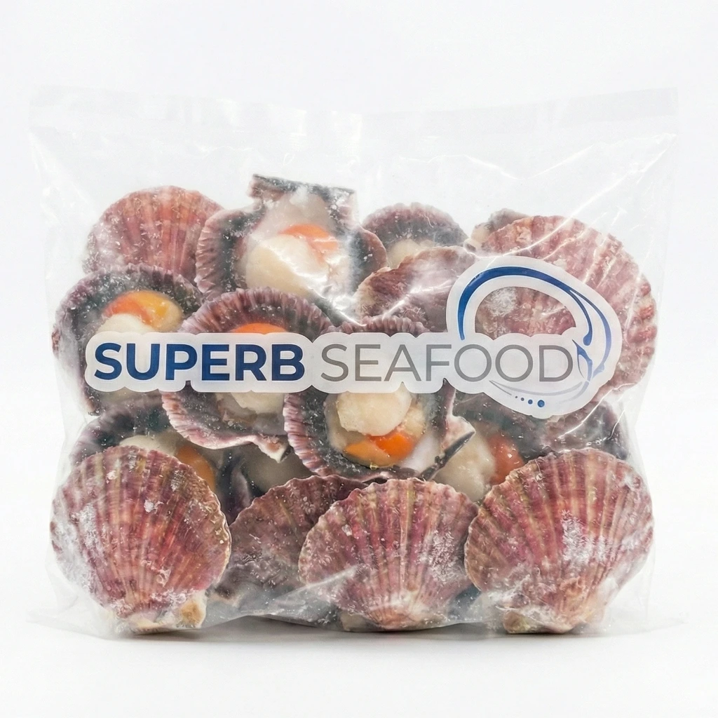VIEIRA 1/2 CONCHA 9/13 BOLSA Kg (Pecten Maximus)